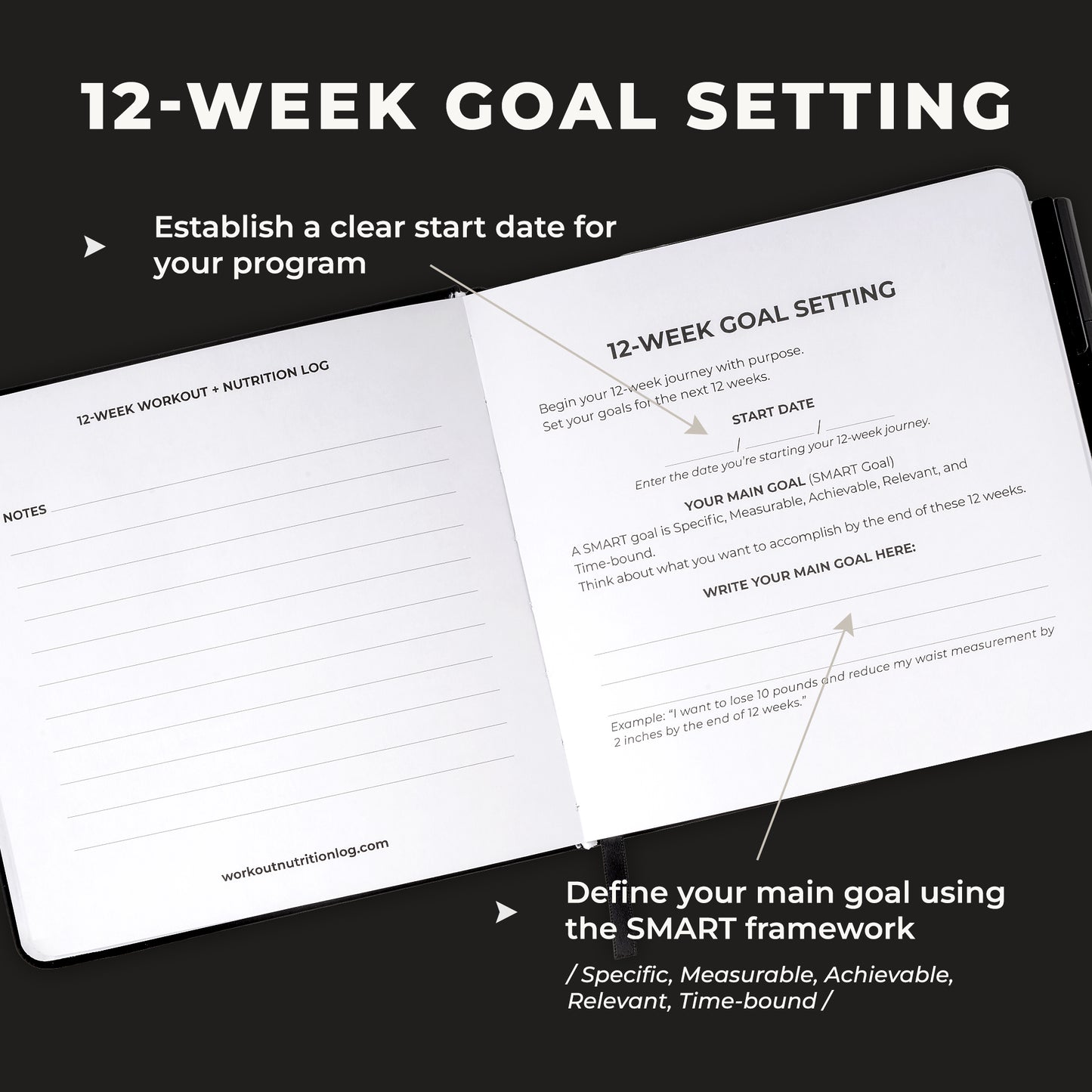 Workout + Nutrition Log